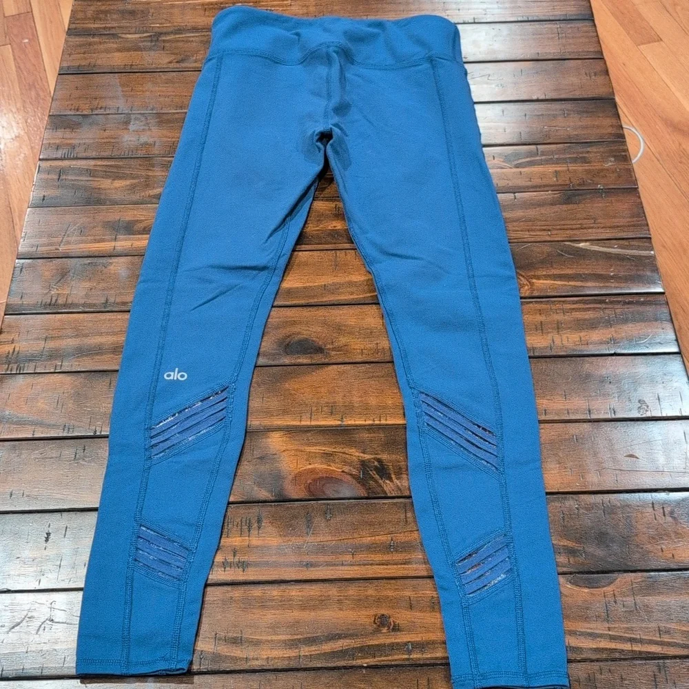 Alo Multi Mesh Panel Leggings Mid Rise